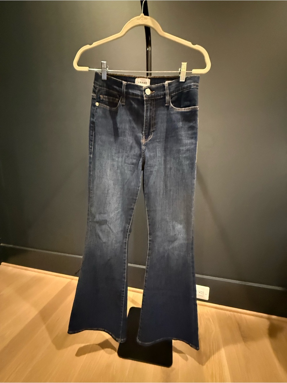 Frame Denim Dark Blue Flare Jeans